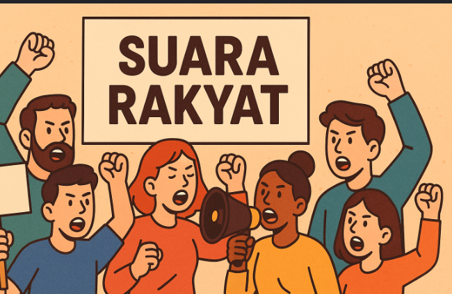butuh suara rakyat